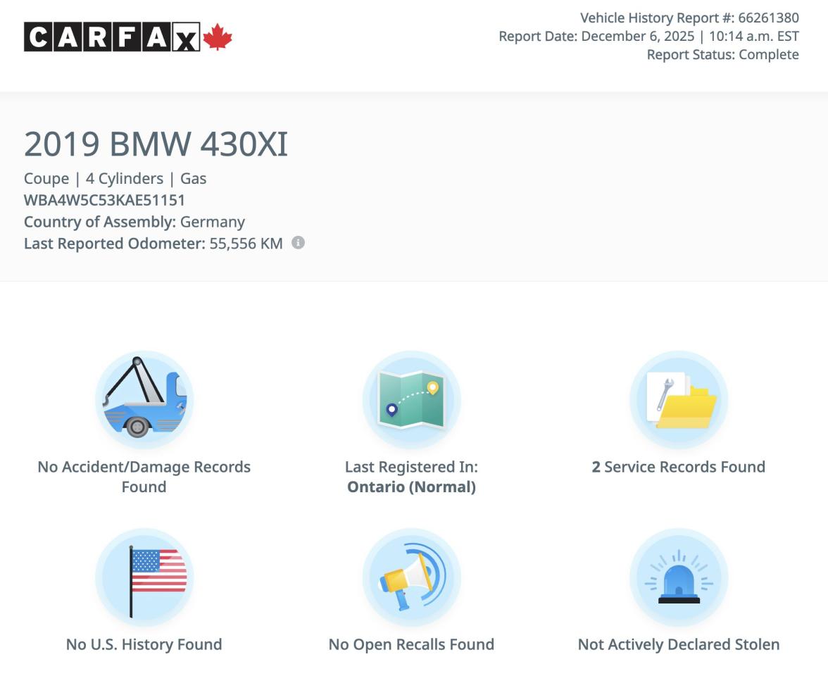 2019 BMW 4 Series 430i xDrive Coupe NO ACCIDENT BLINDSPOT CARPLAY Photo