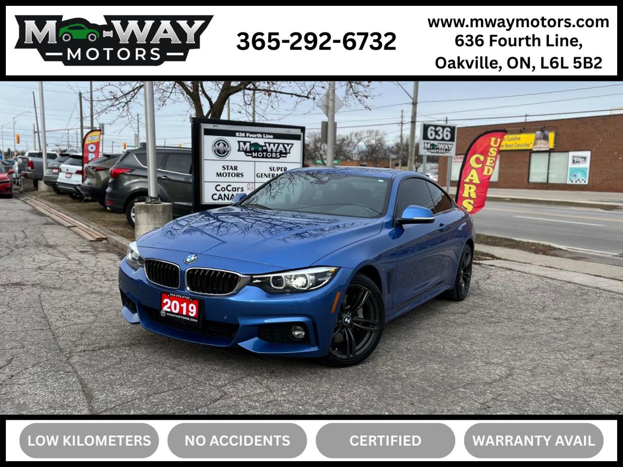 2019 BMW 4 Series 430i xDrive Coupe NO ACCIDENT BLINDSPOT CARPLAY Photo0