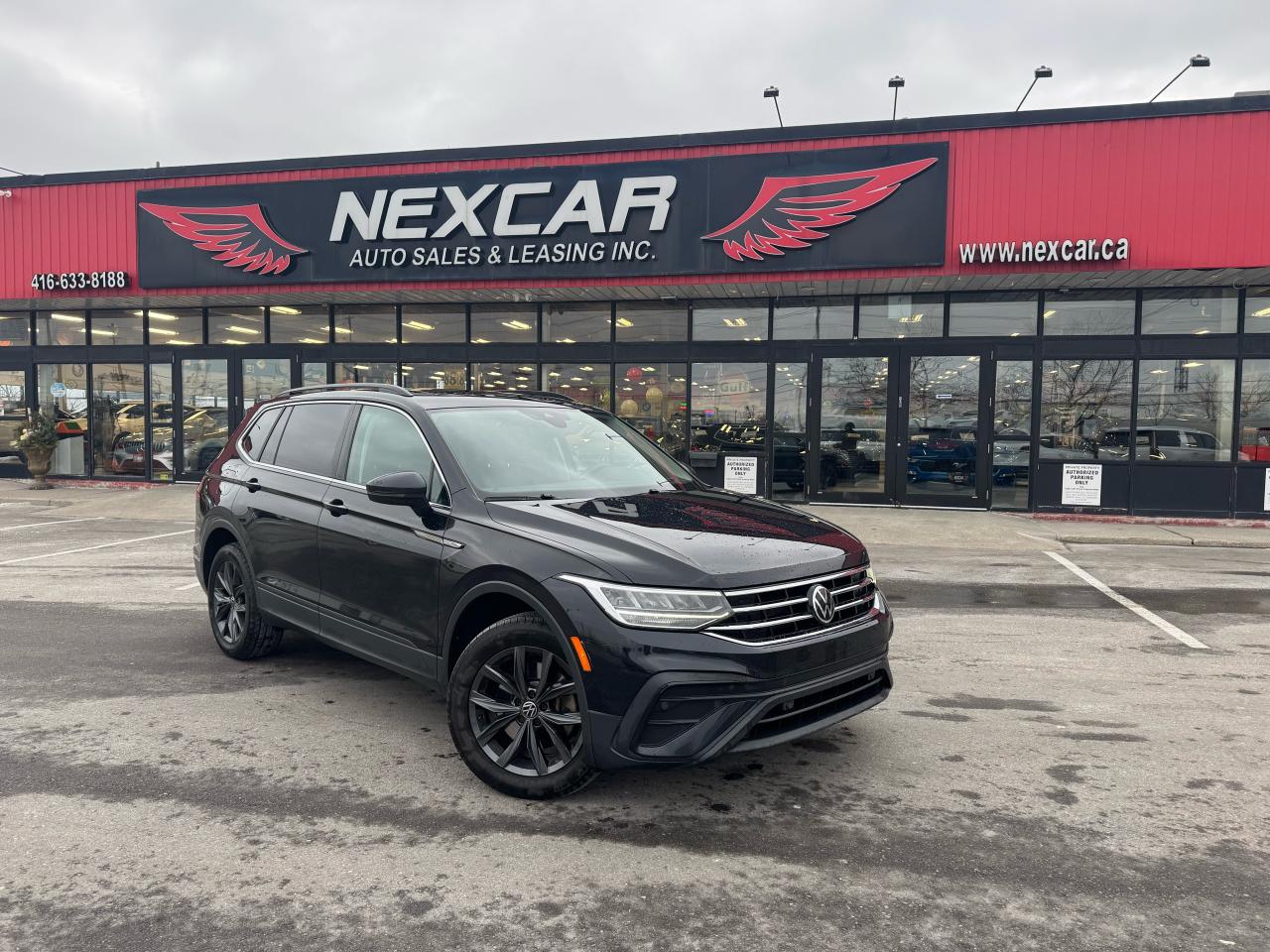 2022 Volkswagen Tiguan COMFORTLINE AWD LEATHER PAN/ROOF CARPLAY B/SPOT CA