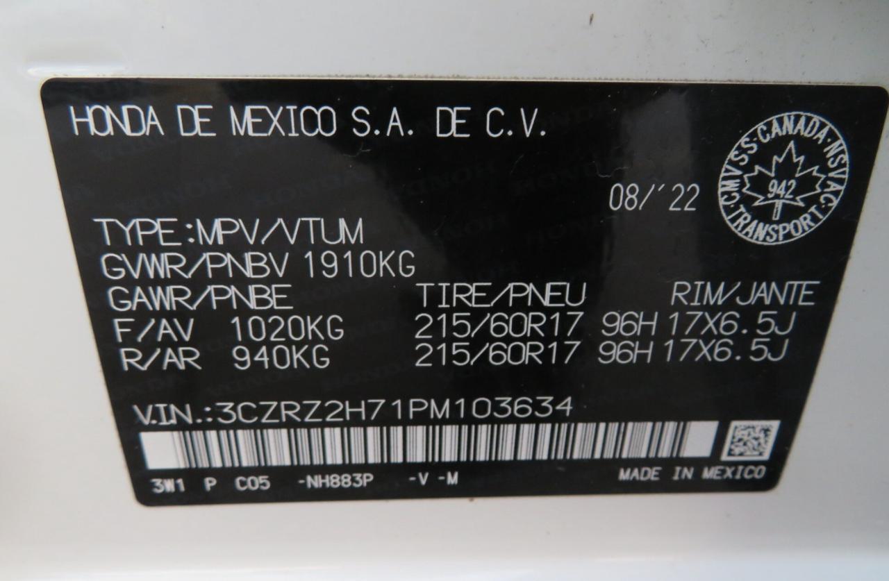 2023 Honda HR-V Ex-L Navi Awd Cvt Photo