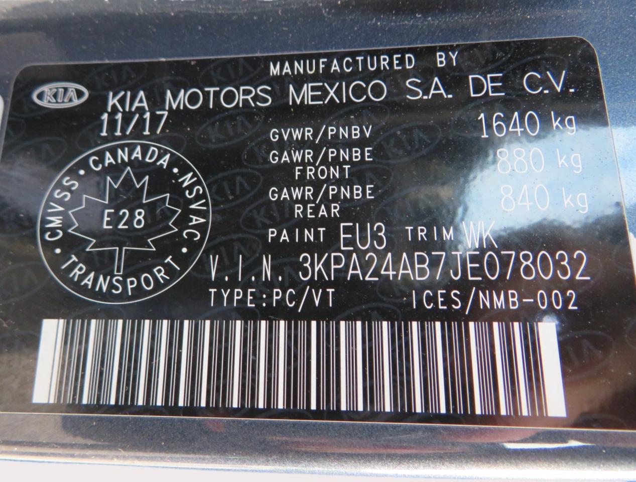 2018 Kia Rio LX Photo