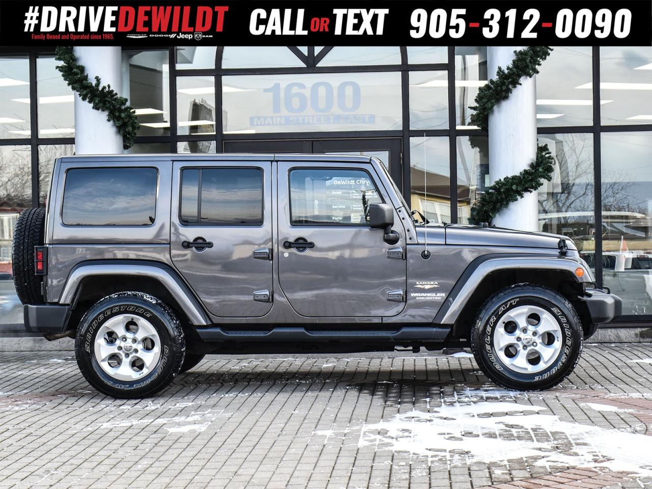 2014 Jeep WRANGLER UNLIMITED SAHARA   REMOTE START   ONE OWNER Photo