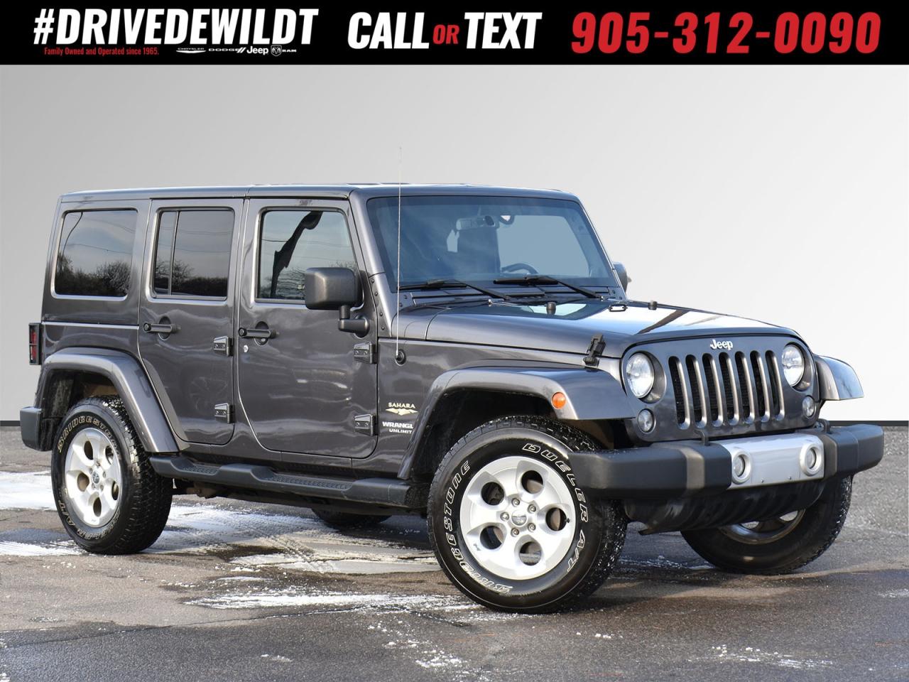 2014 Jeep WRANGLER UNLIMITED SAHARA   REMOTE START   ONE OWNER Photo0