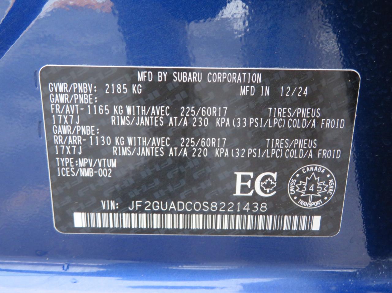 2025 Subaru Crosstrek Touring AWD Photo