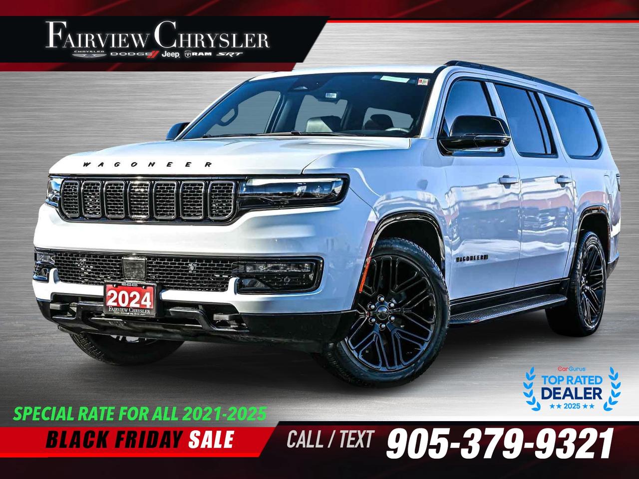 2024 Jeep Wagoneer L Series II Carbide   HEAVY DUTY TOW   THREE PANEL R Photo