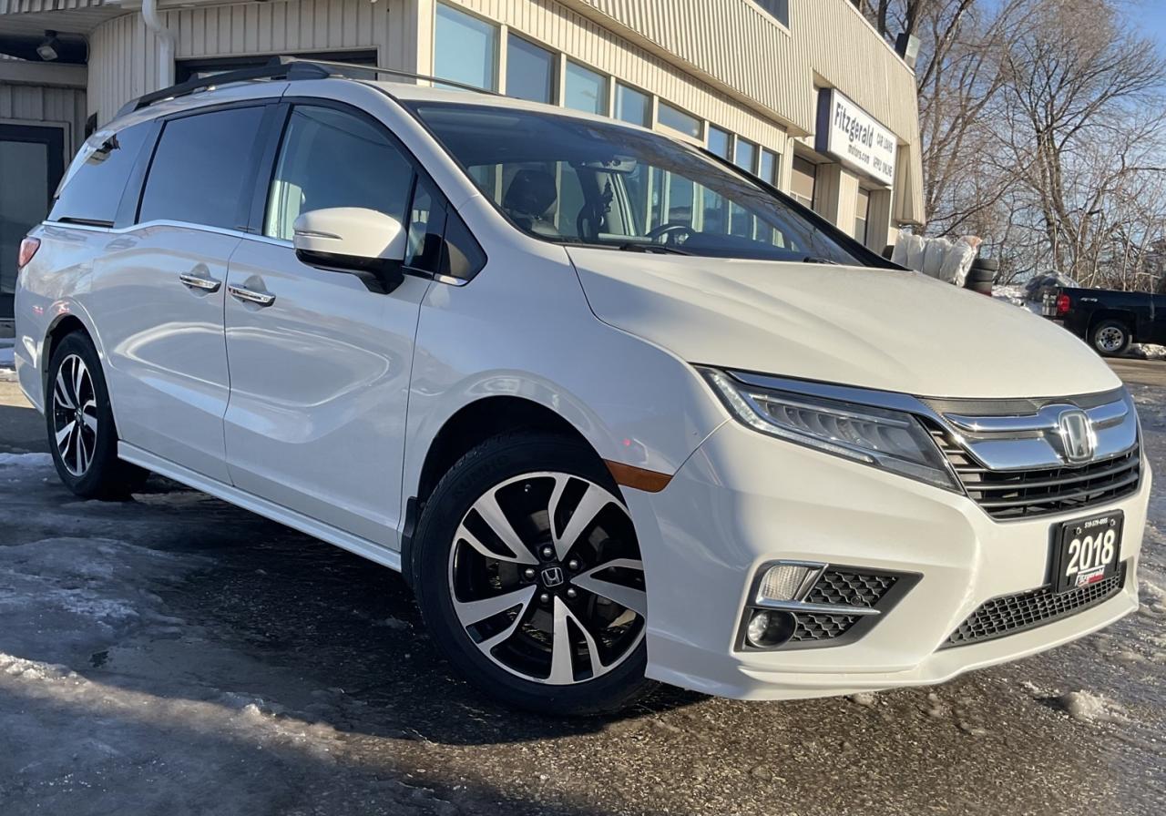 2018 Honda Odyssey Touring - LTHR! NAV! BACK-UP CAM! BSM! DVD! 8 PASS Photo0