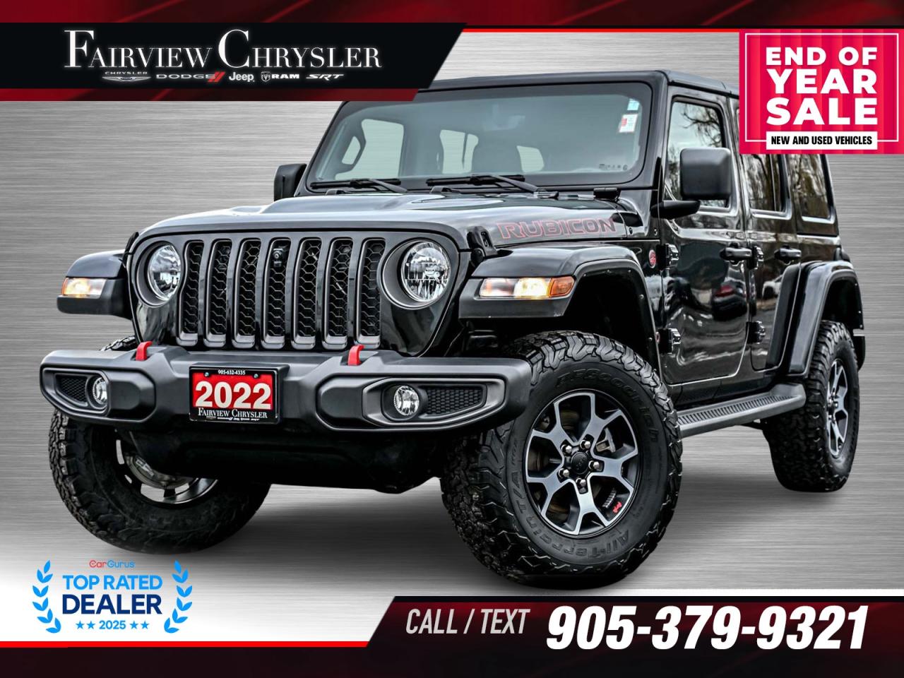 2022 Jeep WRANGLER UNLIMITED Rubicon LEATHER   HEATED SEATS   REMOTE START   TR Photo