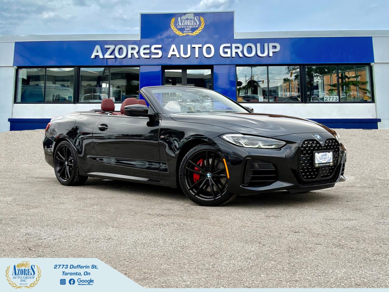 2022 BMW 4 Series M440i xDriveConvertible Loaded Warranty Only22KM Photo0