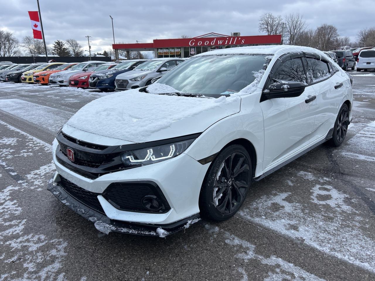 2018 Honda Civic Hatchback SPORT, MANUAL TRANSMISSION, SUNROOF, BACK UP CAM! Photo