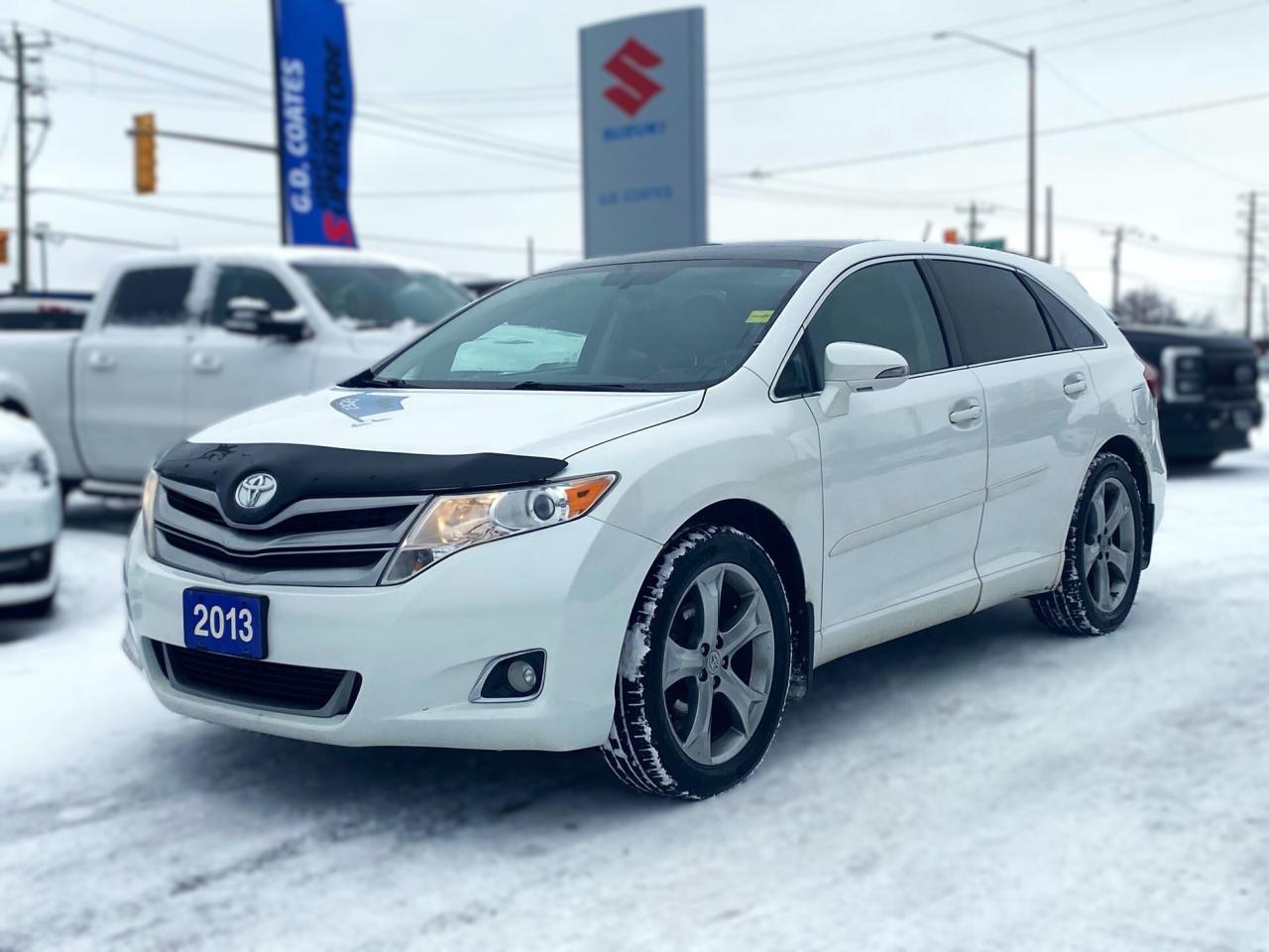 This 2013 Toyota Venza AWD is a smooth luxury crossover thats comfier than your favorite recliner and tougher than a weekend warrior. With the powerful 3.5L V6 and just 144,051 low km, this certified, deep-cleaned ride is loaded with features to make every drive feel like a first-class getaway.  Whats the deal? ~Backup camera - Parking so slick youll feel like a pro in tight spots.  ~Leather interior - Plush enough to make you feel like a VIP on the go.  ~Power sunroof - Drop in sunshine or flex under the stars.  ~Alloy wheels - Rolling sharp enough to turn heads at every stoplight.  ~3.5L V6 & AWD - 268 hp of smooth power with grip for any weather.   Mileage: 144,051 km -super low for a 2013, this Venza is barely broken in! Price: A deal so sweet, youll think were tossing in free spring rolls! (Were not, but its that good.)  The Deal: Certified and scrubbed cleaner than your kitchen before a potluck -this Toyota Venza AWD is the perfect mix of luxury, reliability, and all-weather capability for family hauls or solo cruises.  Disclaimer: Buying this Venza is like adopting a classy road pal -its spacious, powerful, and might tempt you to take the scenic route just to enjoy the V6 purr. Seller not responsible for spontaneous coffee runs, jealous stares from minivan drivers, or you refusing to park because that leather interior is just too perfect. Drive smooth, live bold!  Contact us to snag this low-km gem!  G. D. Coates - The Original Used Car Superstore!       Our Financing: We have financing for everyone regardless of your history. We have been helping people rebuild their credit since 1973 and can get you approvals other dealers cant. Our credit specialists will work closely with you to get you the approval and vehicle that is right for you. Come see for yourself why were known as The Home of The Credit Rebuilders!       Our Warranty: G. D. Coates Used Car Superstore offers fully insured warranty plans catered to each customers individual needs. Terms are available from 3 months to 7 years and because our customers come from all over, the coverage is valid anywhere in North America.       Parts & Service: We have a large eleven bay service department that services most makes and models. Our service department also includes a cleanup department for complete detailing and free shuttle service. We service what we sell! We sell and install all makes of new and used tires. Summer, winter, performance, all-season, all-terrain and more! Dress up your new car, truck, minivan or SUV before you take delivery! We carry accessories for all makes and models from hundreds of suppliers. Trailer hitches, tonneau covers, step bars, bug guards, vent visors, chrome trim, LED light kits, performance chips, leveling kits, and more! We also carry aftermarket aluminum rims for most makes and models.       Our Story: Family owned and operated since 1973, we have earned a reputation for the best selection, the best reconditioned vehicles, the best financing options and the best customer service! We are a full service dealership with a massive inventory of used cars, trucks, minivans and SUVs. Chrysler, Dodge, Jeep, Ford, Lincoln, Chevrolet, GMC, Buick, Pontiac, Saturn, Cadillac, Honda, Toyota, Kia, Hyundai, Subaru, Suzuki, Volkswagen - Weve Got Em! Come see for yourself why G. D. Coates Used Car Superstore was voted Barries Best Used Car Dealership!