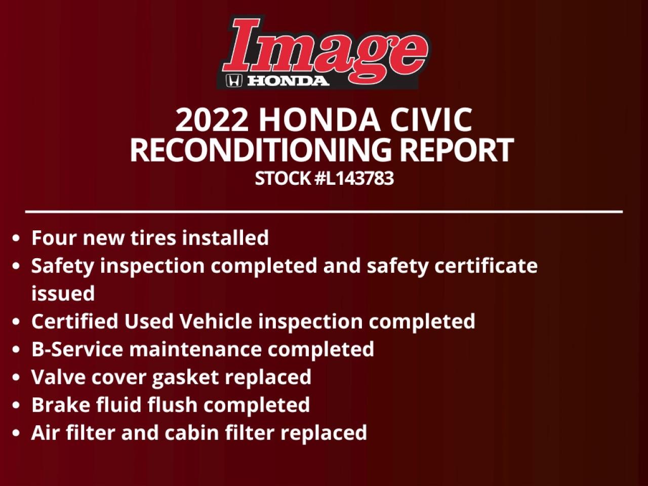 2022 Honda Civic Sedan EX CVT   SUNROOF   ONE OWNER   4 NEW TIRES Photo