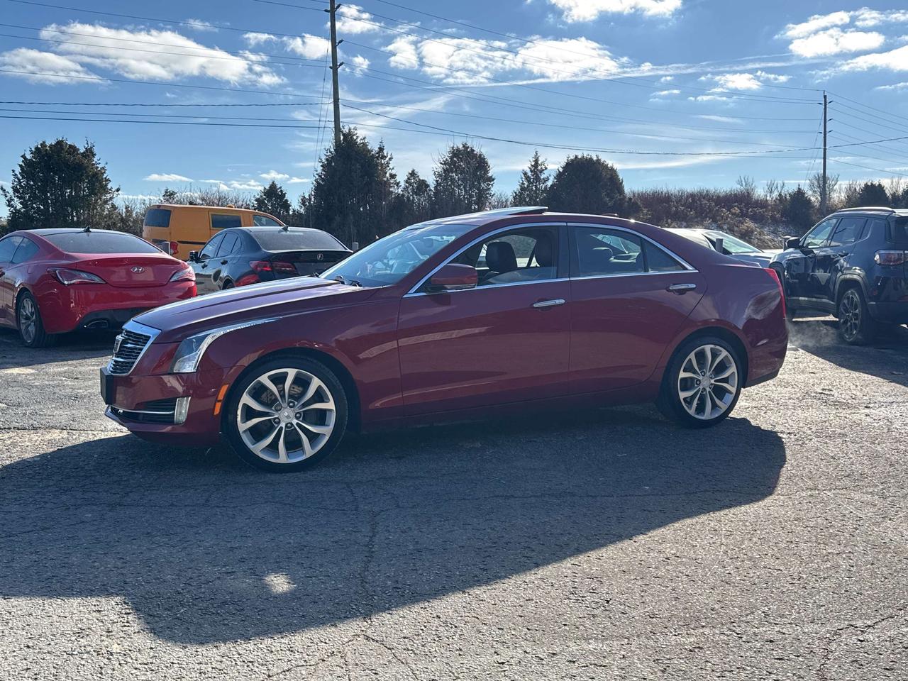 2016 Cadillac ATS Premium Collection AWD, Back Up Cam, Bluetooth, Na Photo3