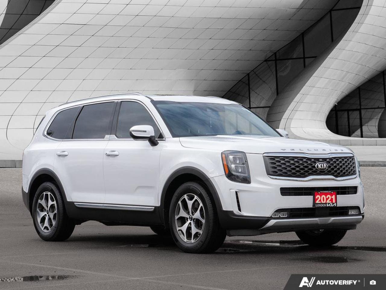 2021 Kia Telluride EX   AWD   Leather   Sunroof   Apple CarPlay   Hea Photo