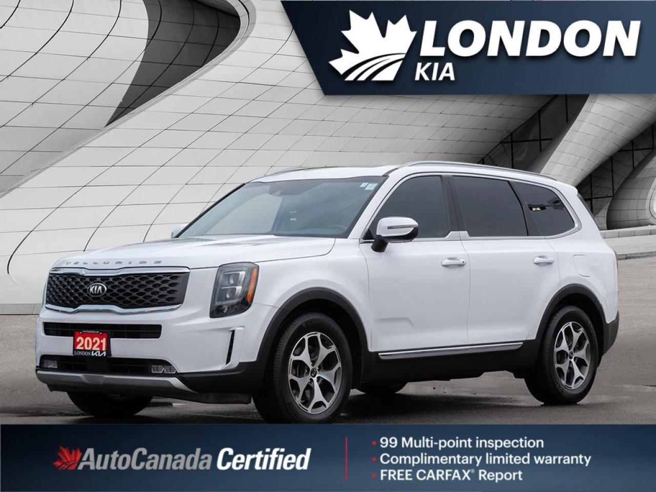 2021 Kia Telluride EX   AWD   Leather   Sunroof   Apple CarPlay   Hea Photo