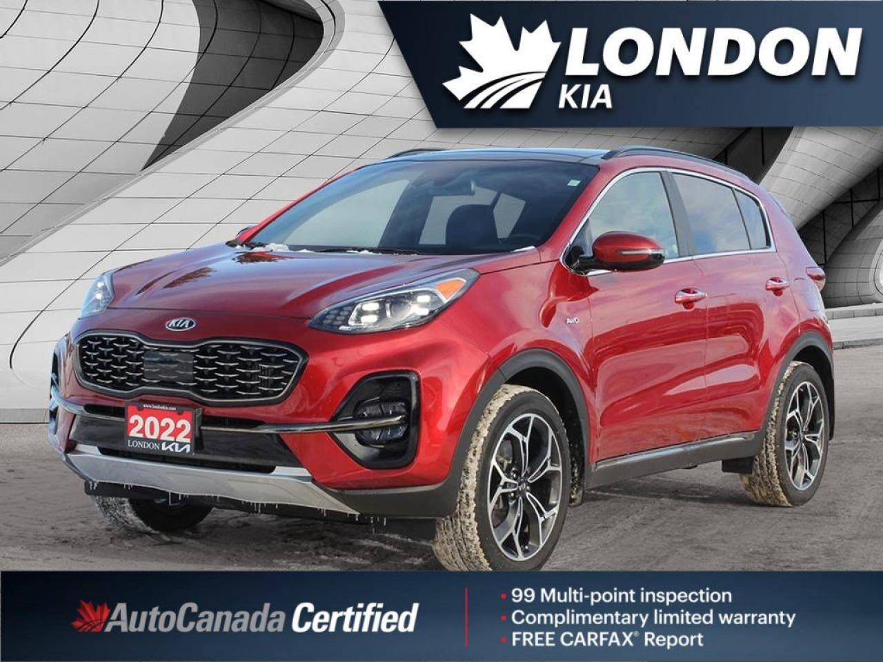 2022 Kia Sportage SX   AWD   Apple CarPlay   Heated & Cooled Seats Photo0