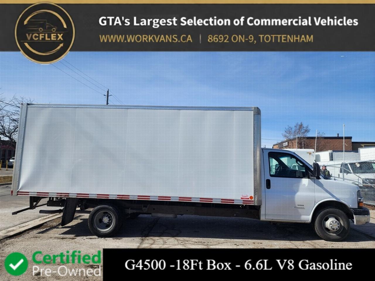 2021 Chevrolet Express G4500 18Ft Box - 6.6L V8 Gas - Factory Warranty Photo0