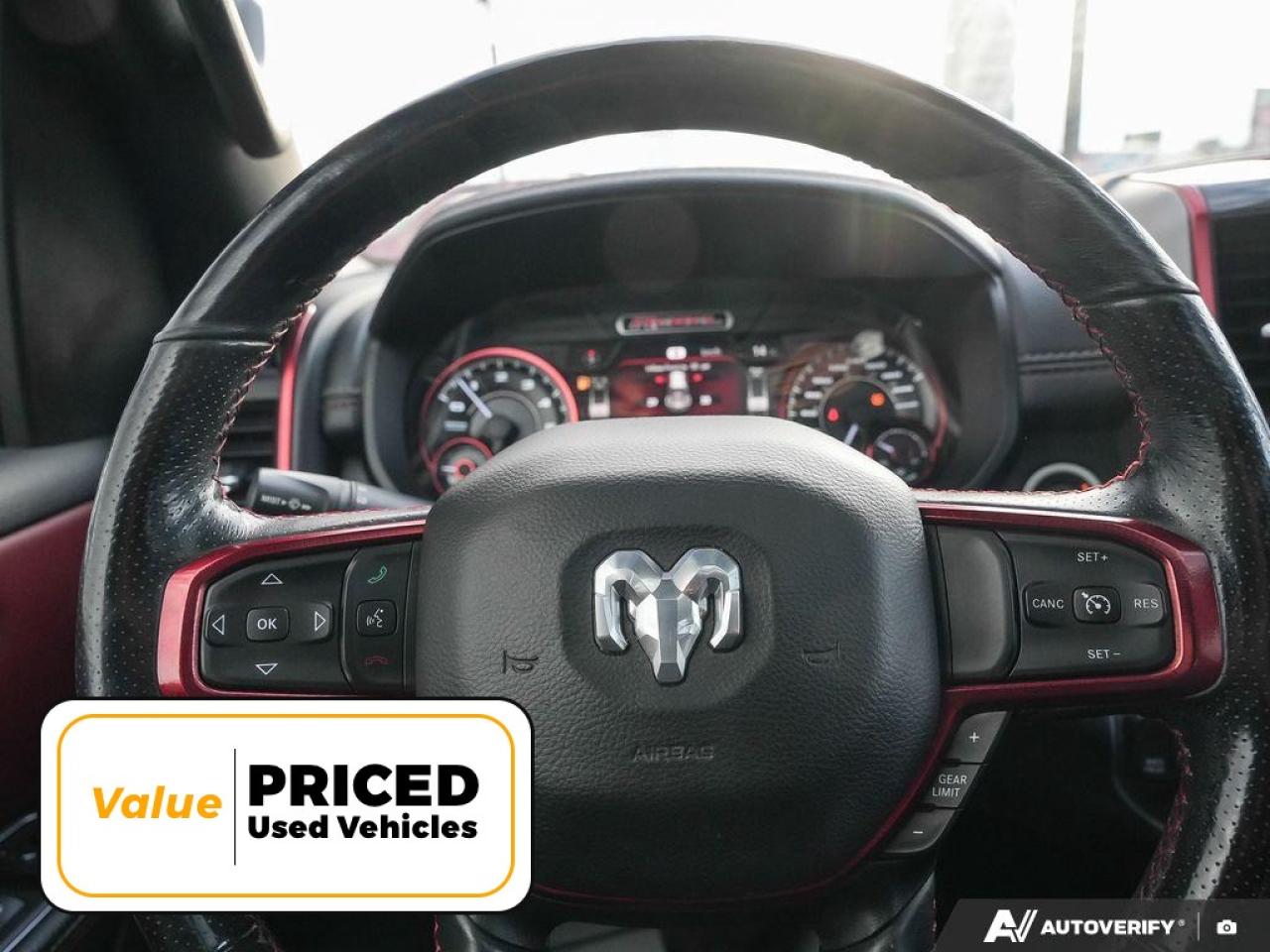 2019 RAM 1500 Leather Vented Buckets   Dual Pane Roof   Hemi Photo