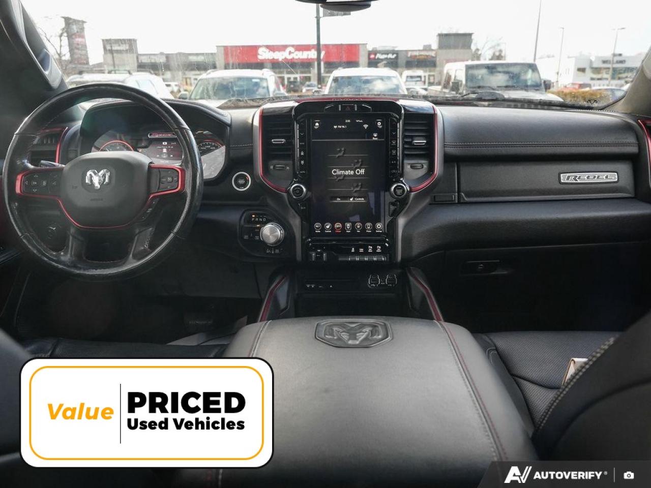 2019 RAM 1500 Leather Vented Buckets   Dual Pane Roof   Hemi Photo