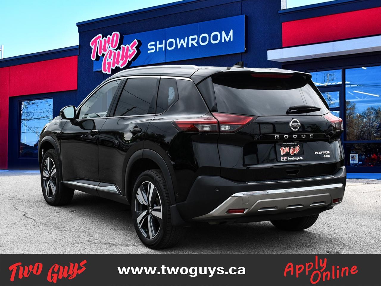 2021 Nissan Rogue Platinum 2.5L AWD   Panoroof   Lther   Nav   New T Photo