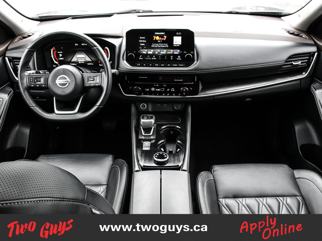 2021 Nissan Rogue Platinum 2.5L AWD   Panoroof   Lther   Nav   New T Photo