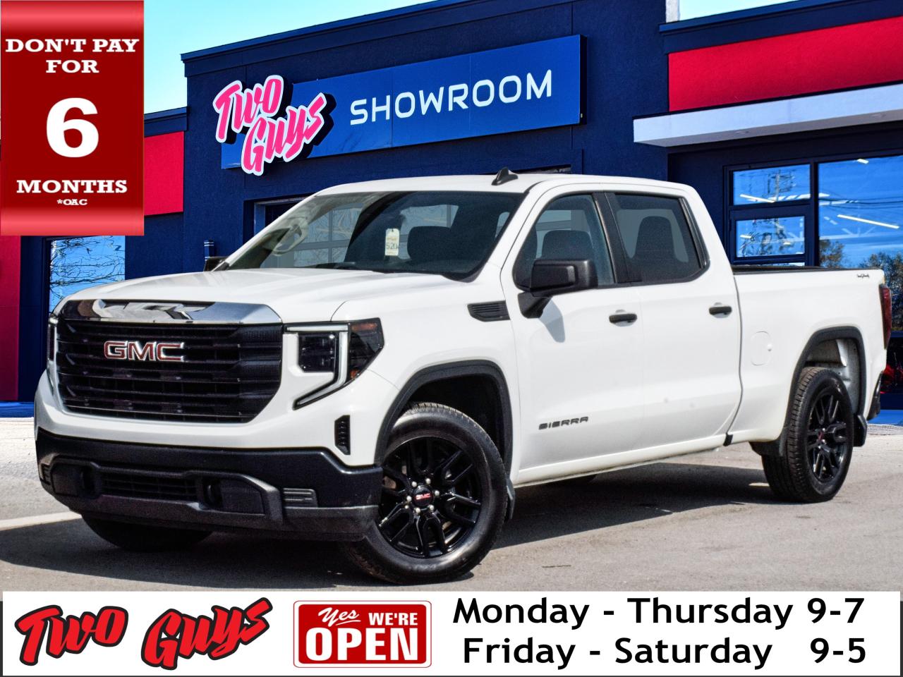 2022 GMC Sierra 1500 Pro 2.7L 4WD   Value Pkg   Great KMS   6 Pass Photo