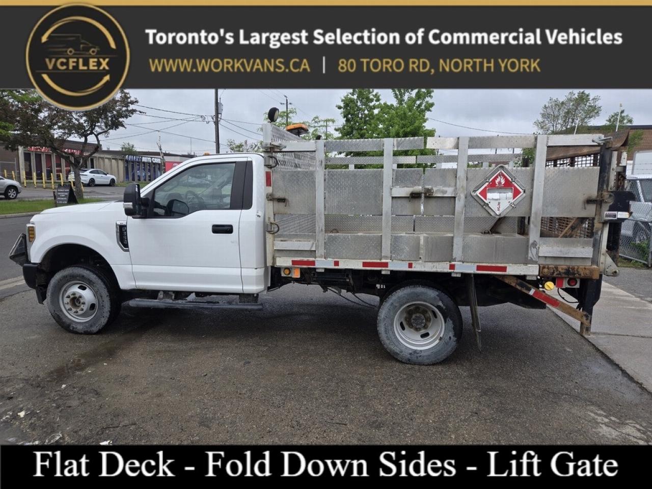 2019 Ford F-350 4x4 6.2L V8 Gas - Flatbed - Alum Frame + Lift Photo