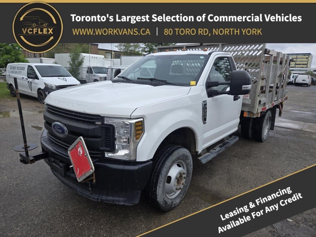 2019 Ford F-350 4x4 6.2L V8 Gas - Flatbed - Alum Frame + Lift Photo