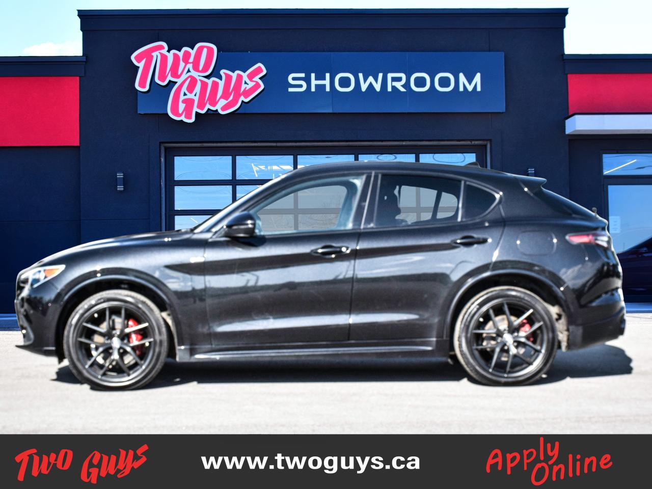 2021 Alfa Romeo Stelvio Ti Sport   RED Leather   Panoroof   Nav Photo2