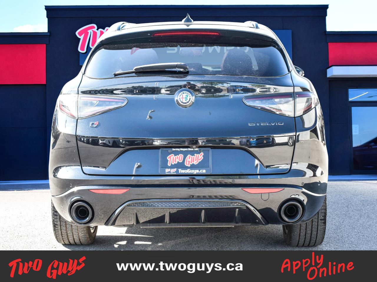 2021 Alfa Romeo Stelvio Ti Sport   RED Leather   Panoroof   Nav Photo4