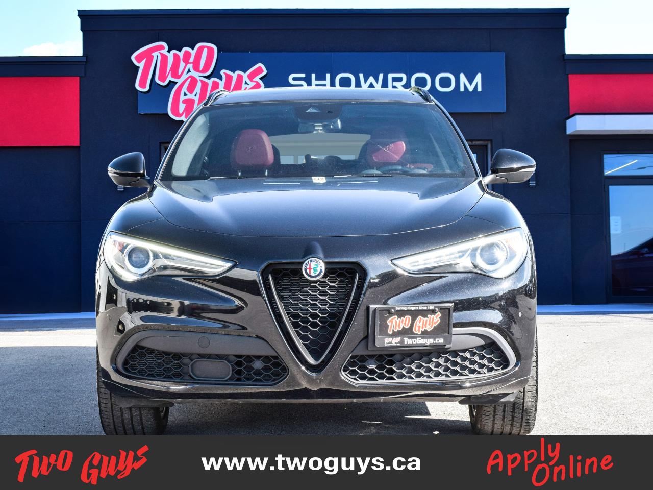 2021 Alfa Romeo Stelvio Ti Sport   RED Leather   Panoroof   Nav Photo