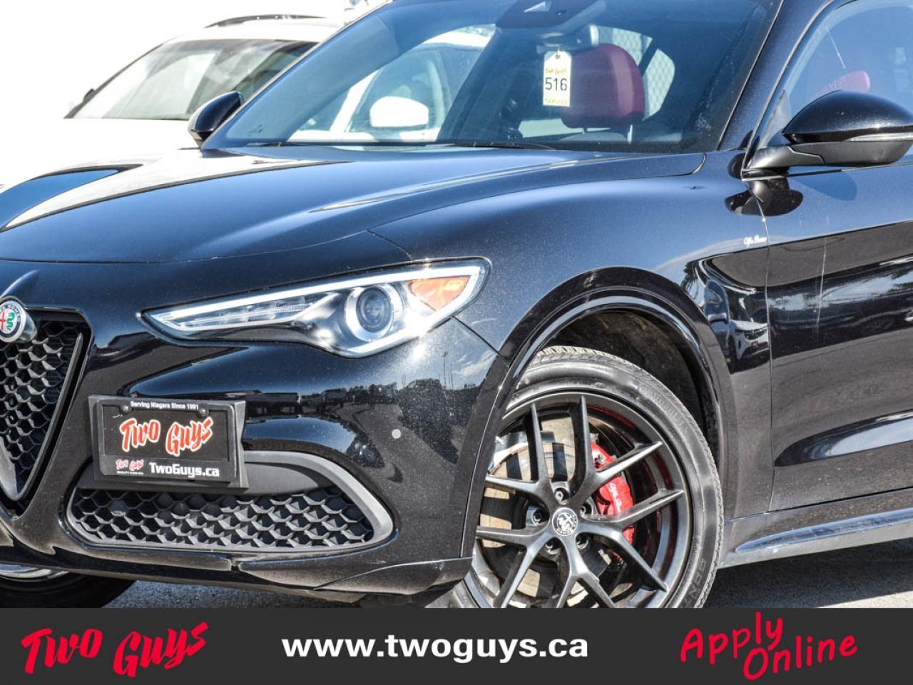 2021 Alfa Romeo Stelvio Ti Sport   RED Leather   Panoroof   Nav Photo