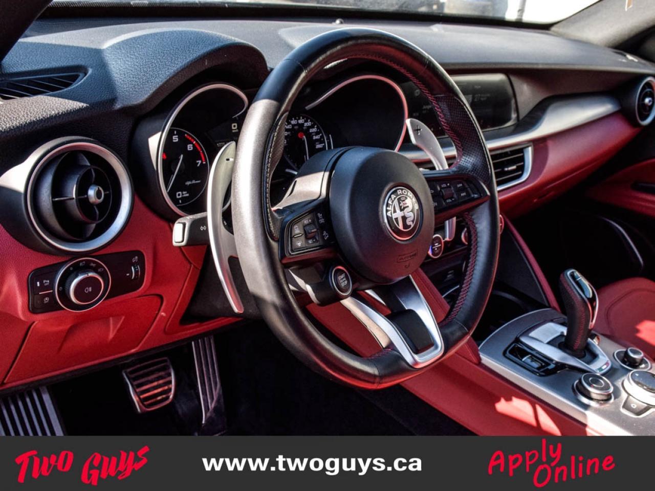 2021 Alfa Romeo Stelvio Ti Sport   RED Leather   Panoroof   Nav Photo