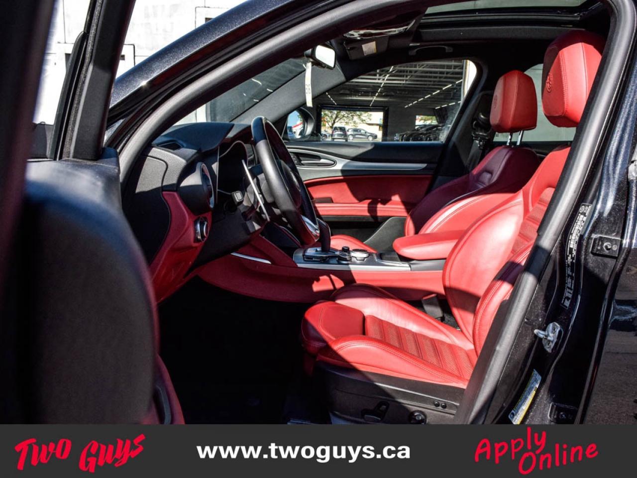 2021 Alfa Romeo Stelvio Ti Sport   RED Leather   Panoroof   Nav Photo