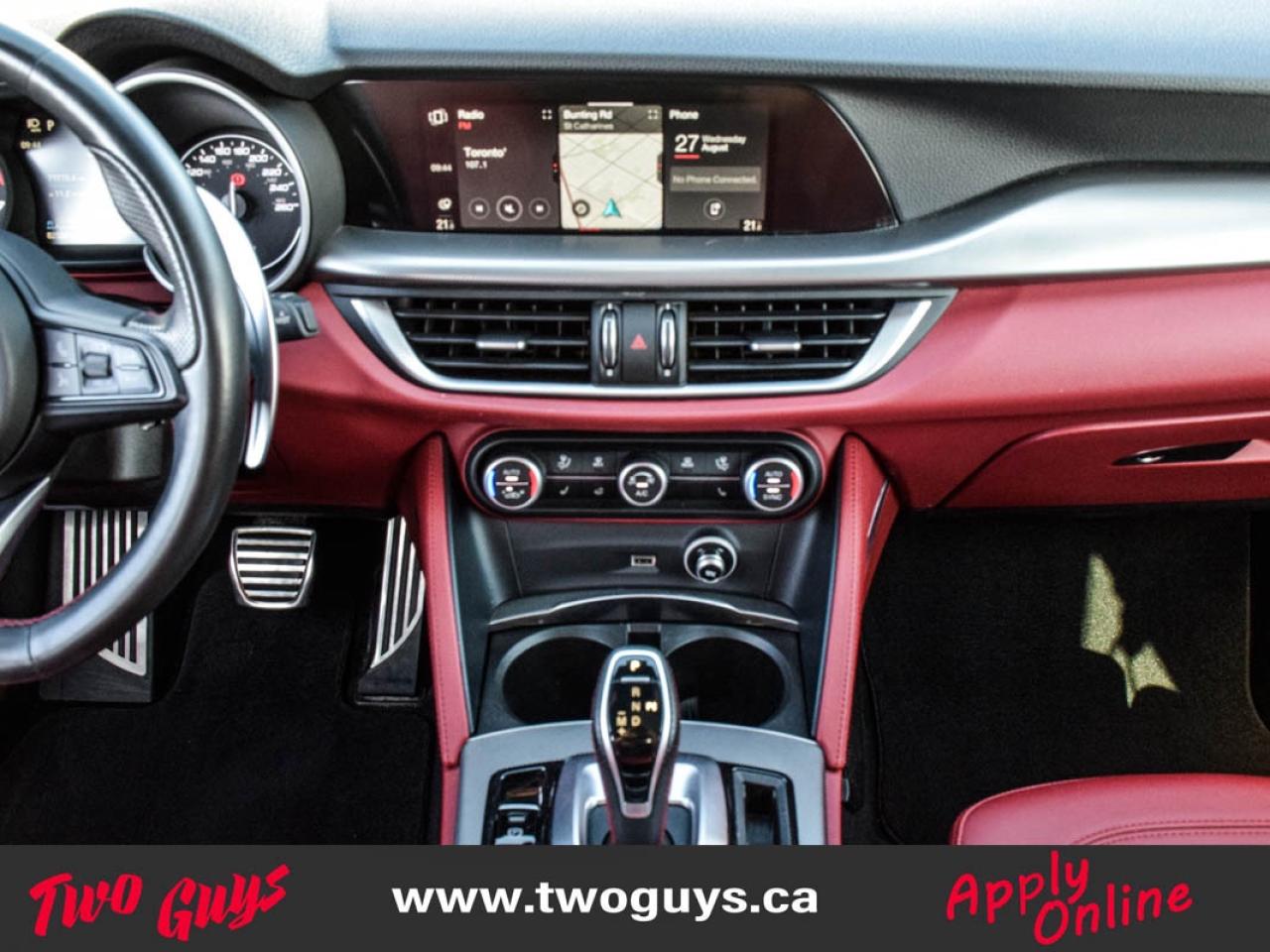 2021 Alfa Romeo Stelvio Ti Sport   RED Leather   Panoroof   Nav Photo