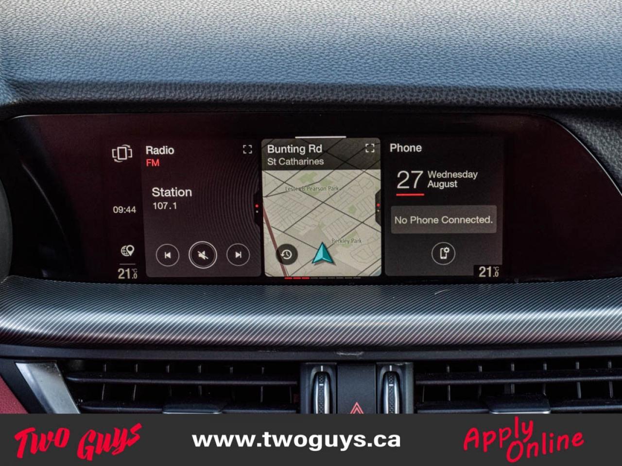 2021 Alfa Romeo Stelvio Ti Sport   RED Leather   Panoroof   Nav Photo