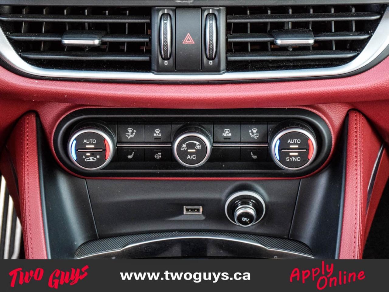 2021 Alfa Romeo Stelvio Ti Sport   RED Leather   Panoroof   Nav Photo