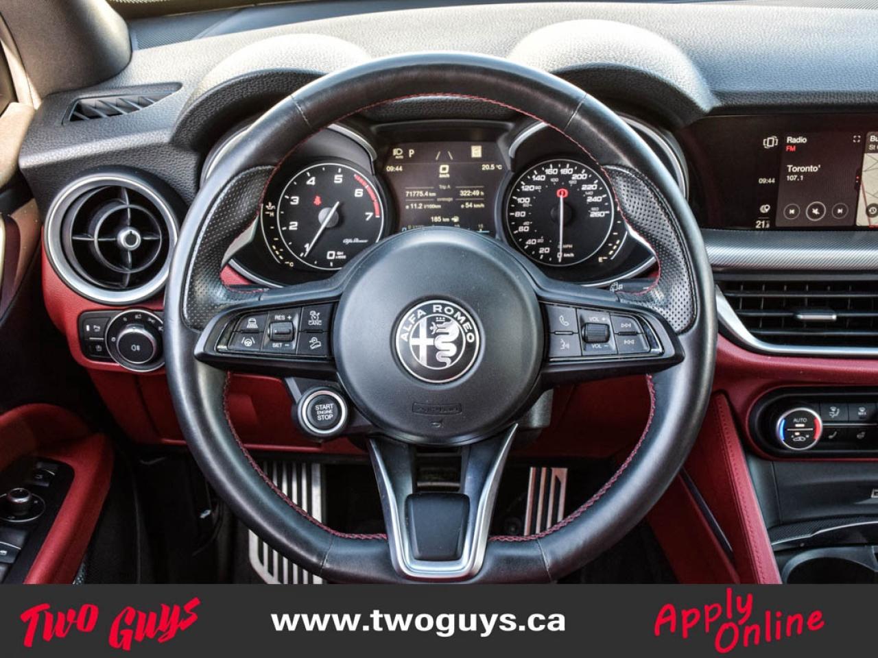 2021 Alfa Romeo Stelvio Ti Sport   RED Leather   Panoroof   Nav Photo