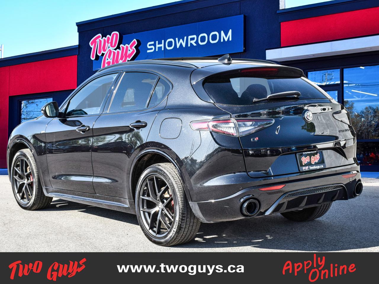 2021 Alfa Romeo Stelvio Ti Sport   RED Leather   Panoroof   Nav Photo