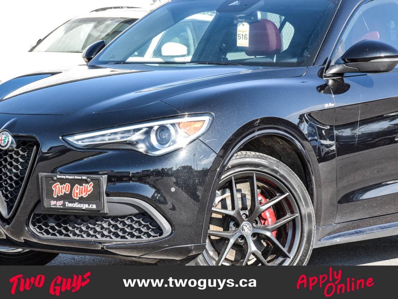 2021 Alfa Romeo Stelvio Ti Sport   RED Leather   Panoroof   Nav Photo