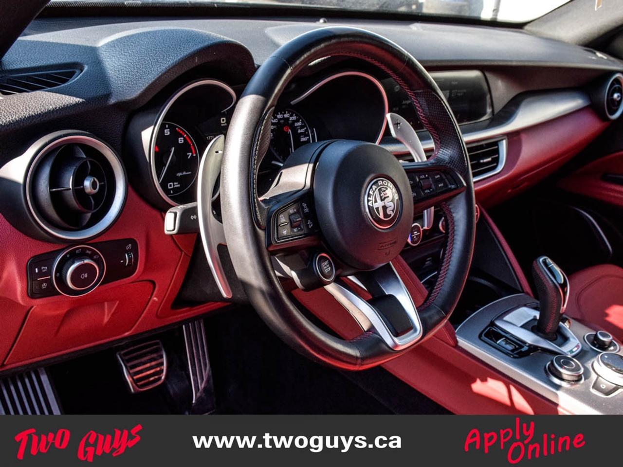 2021 Alfa Romeo Stelvio Ti Sport   RED Leather   Panoroof   Nav Photo