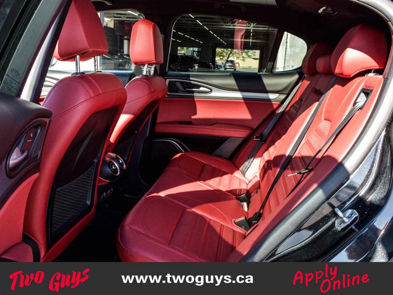 2021 Alfa Romeo Stelvio Ti Sport   RED Leather   Panoroof   Nav Photo