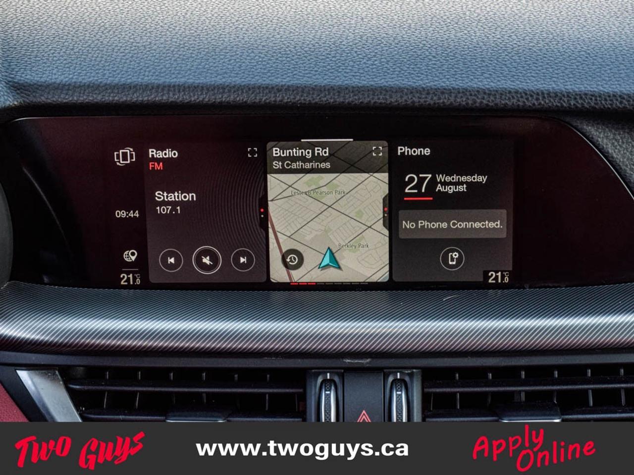 2021 Alfa Romeo Stelvio Ti Sport   RED Leather   Panoroof   Nav Photo