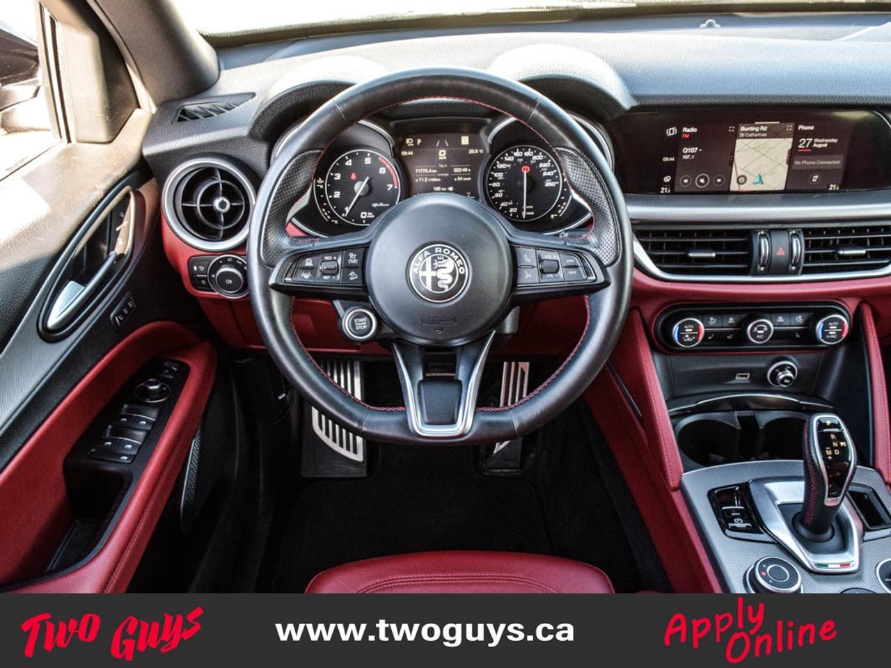 2021 Alfa Romeo Stelvio Ti Sport   RED Leather   Panoroof   Nav Photo
