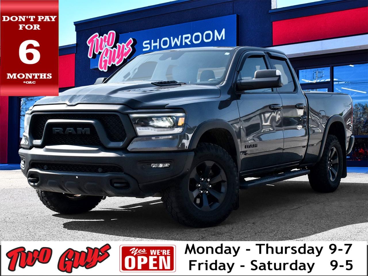 2022 RAM 1500 Rebel 5.7L 4WD Quad   Night Edition   Level 2 Grou Photo0