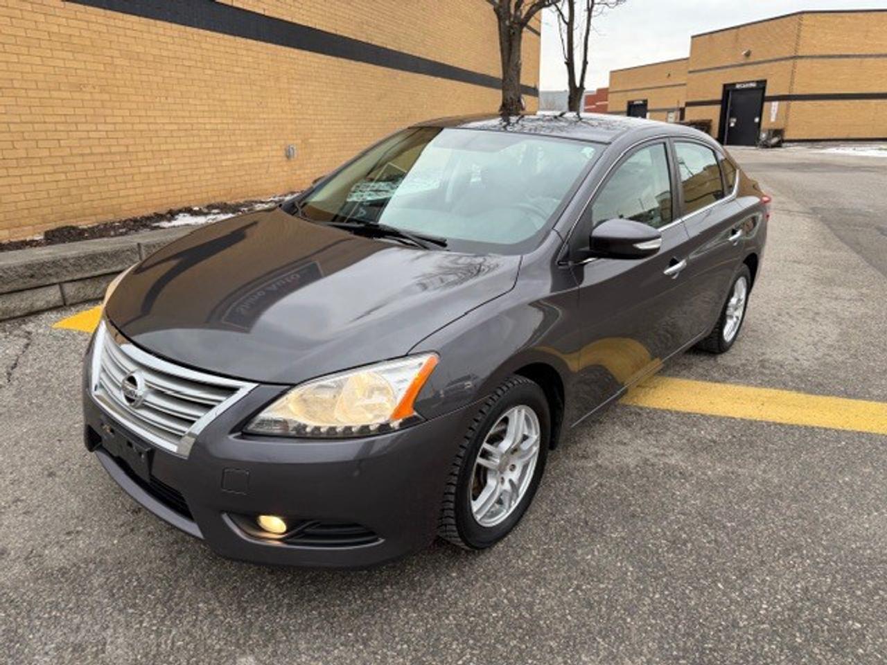 2015 Nissan Sentra SL NAVI ROOF LEATHER 2 SETS OF RIMS AND TIRES Photo4