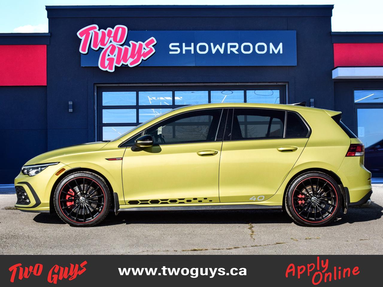 2023 Volkswagen Golf GTI RARE 40th Anniversary   6Spd 2.0L   Nav   Pomelo Y Photo2