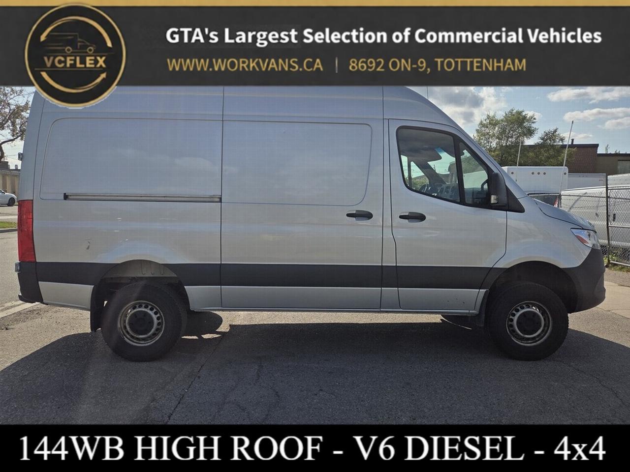 2021 Mercedes-Benz Sprinter 144WB High Roof 4x4 3.0L V6 Diesel - 3 Passenger Photo0