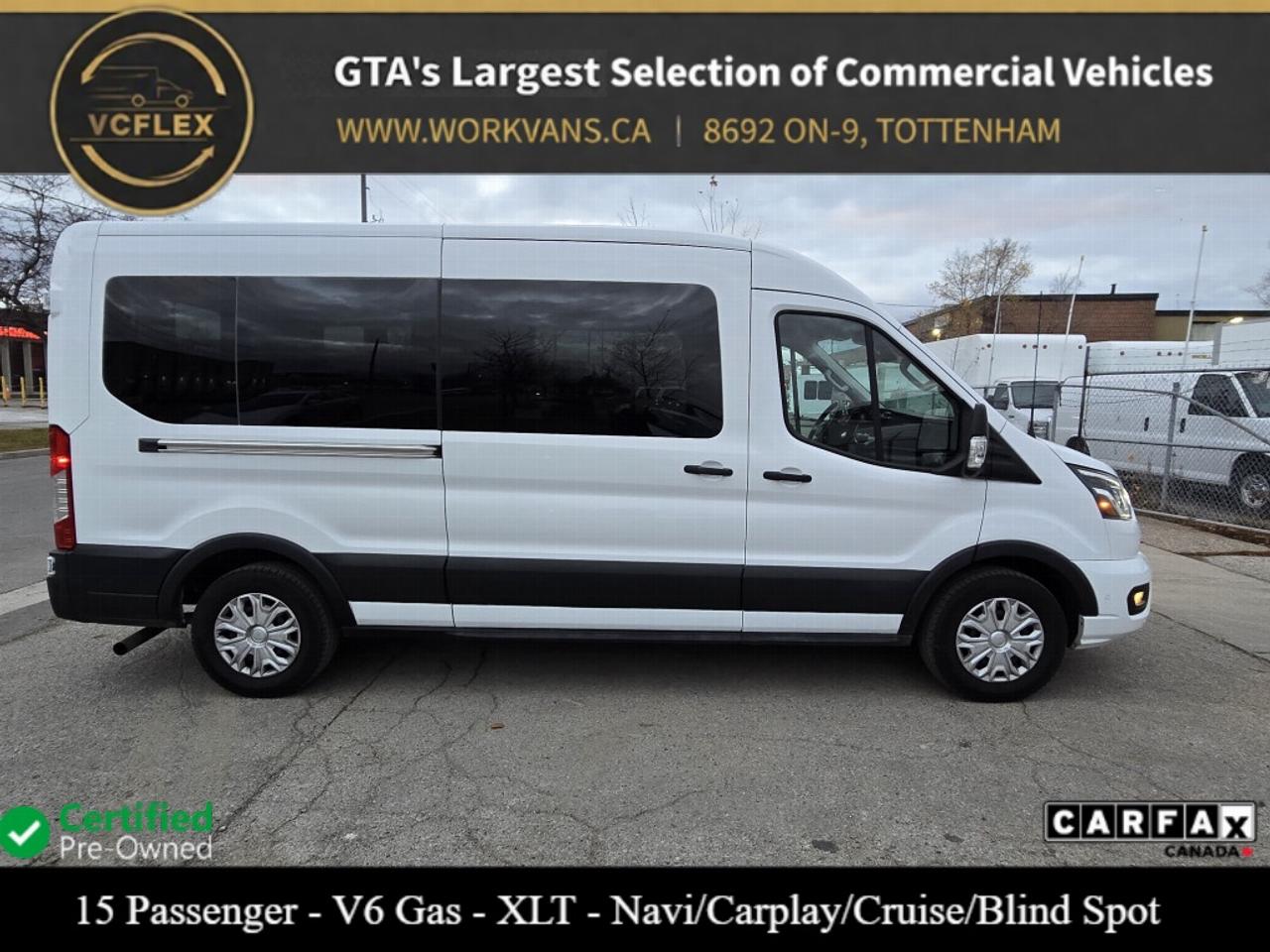 2023 Ford Transit Passenger Wagon T-350 XLT - 15 Pass - Nav/Cruise/Blind - P-B82286 - -None Photo