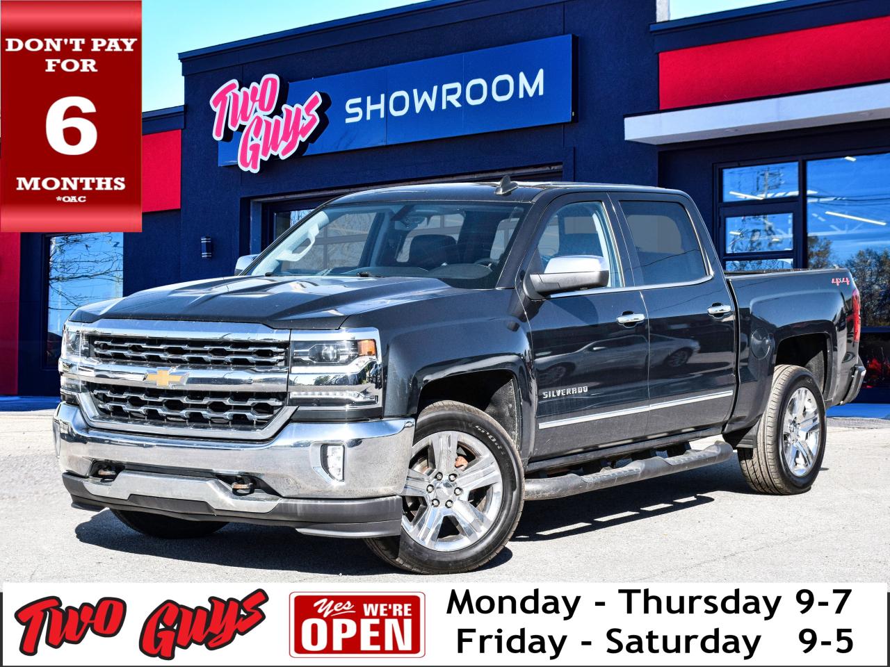 2018 Chevrolet Silverado 1500 1LTZ 5.3L 4WD Crew   Tow Pkg   New Tires Photo0