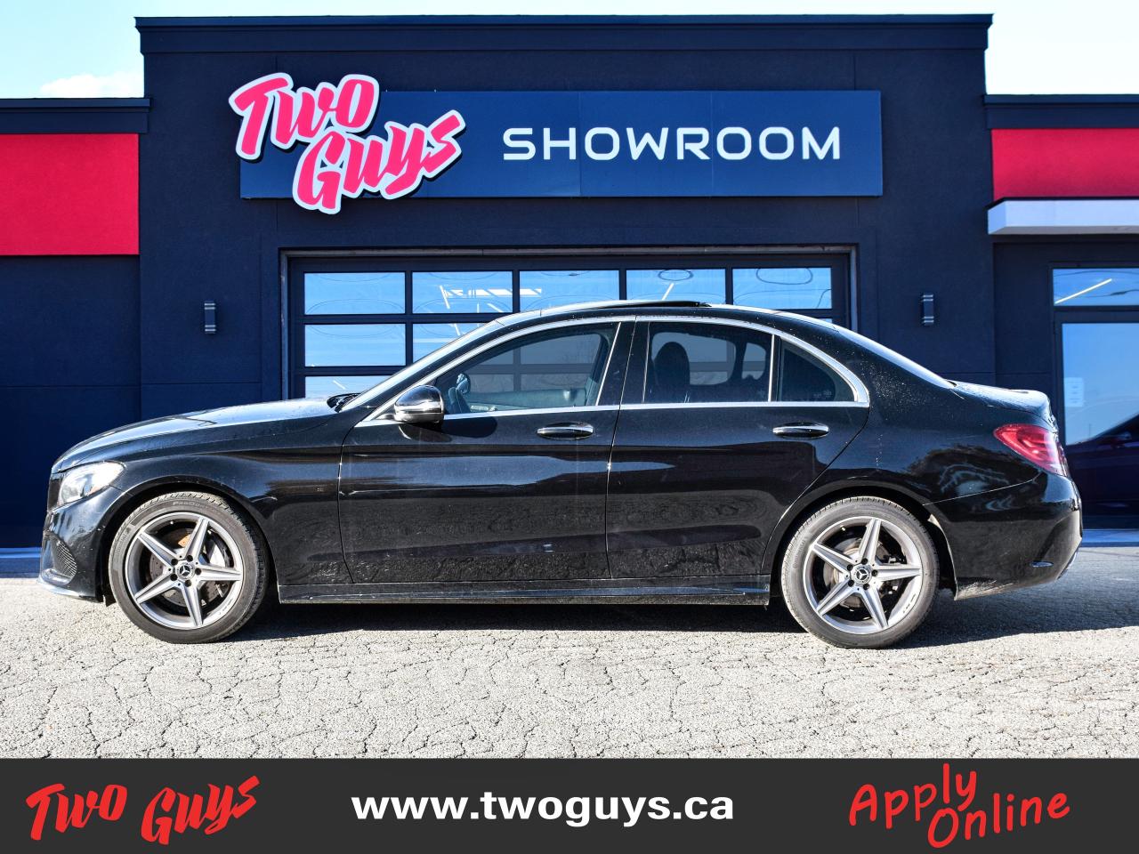 2018 Mercedes-Benz C-Class C 300 4MATIC Sedan Leather Panoroof Back Up Cam Photo2